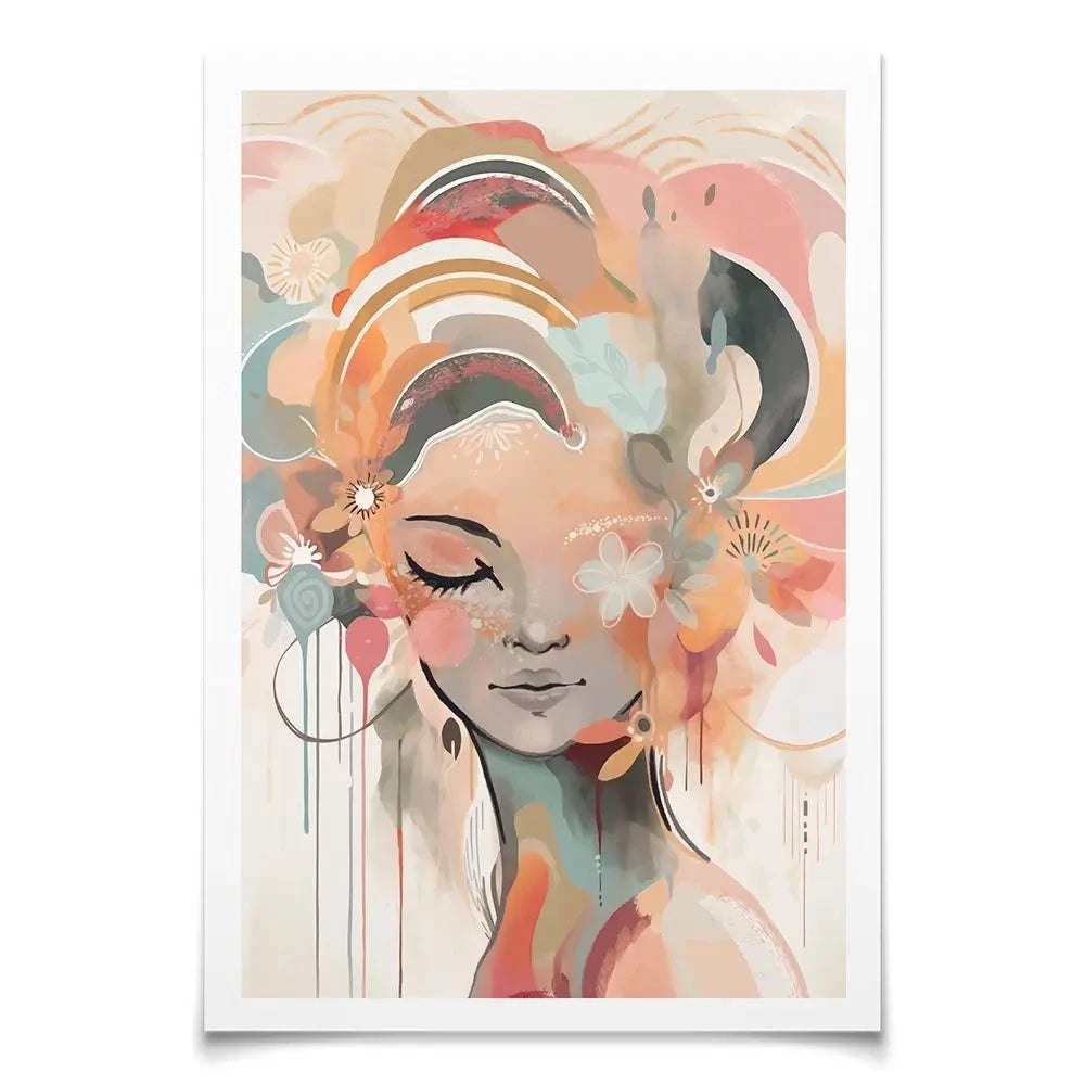 Aria Blossom Art Print Aria Blossom Art Print wall art product Isabella Karolewicz
