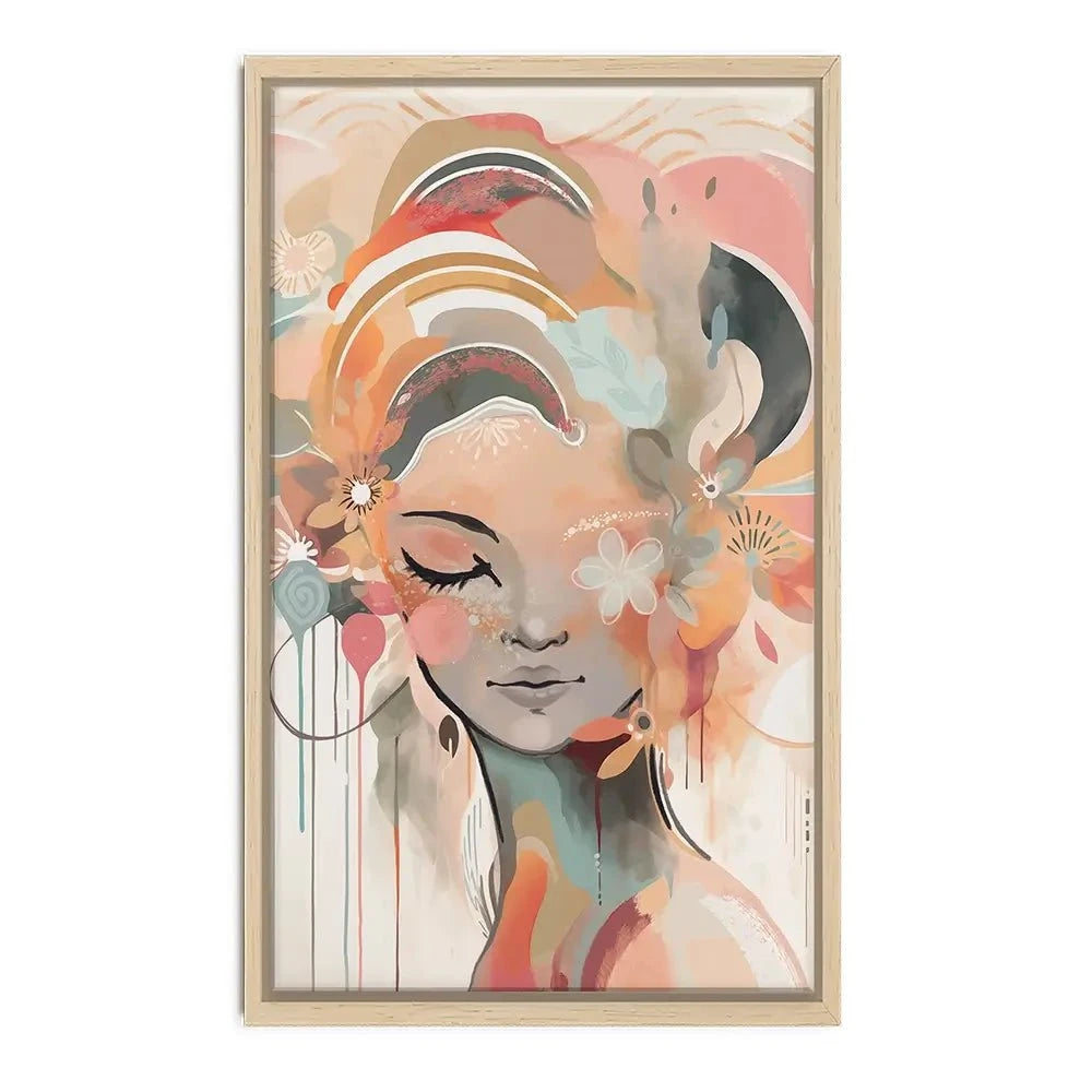 Aria Blossom Canvas Print Aria Blossom Canvas Print wall art product Isabella Karolewicz