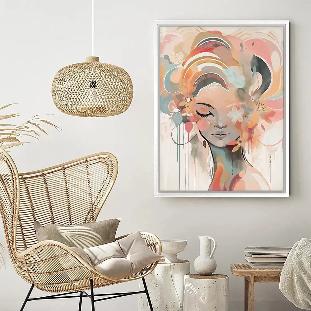 Aria Blossom Canvas Print Aria Blossom Canvas Print wall art product Isabella Karolewicz