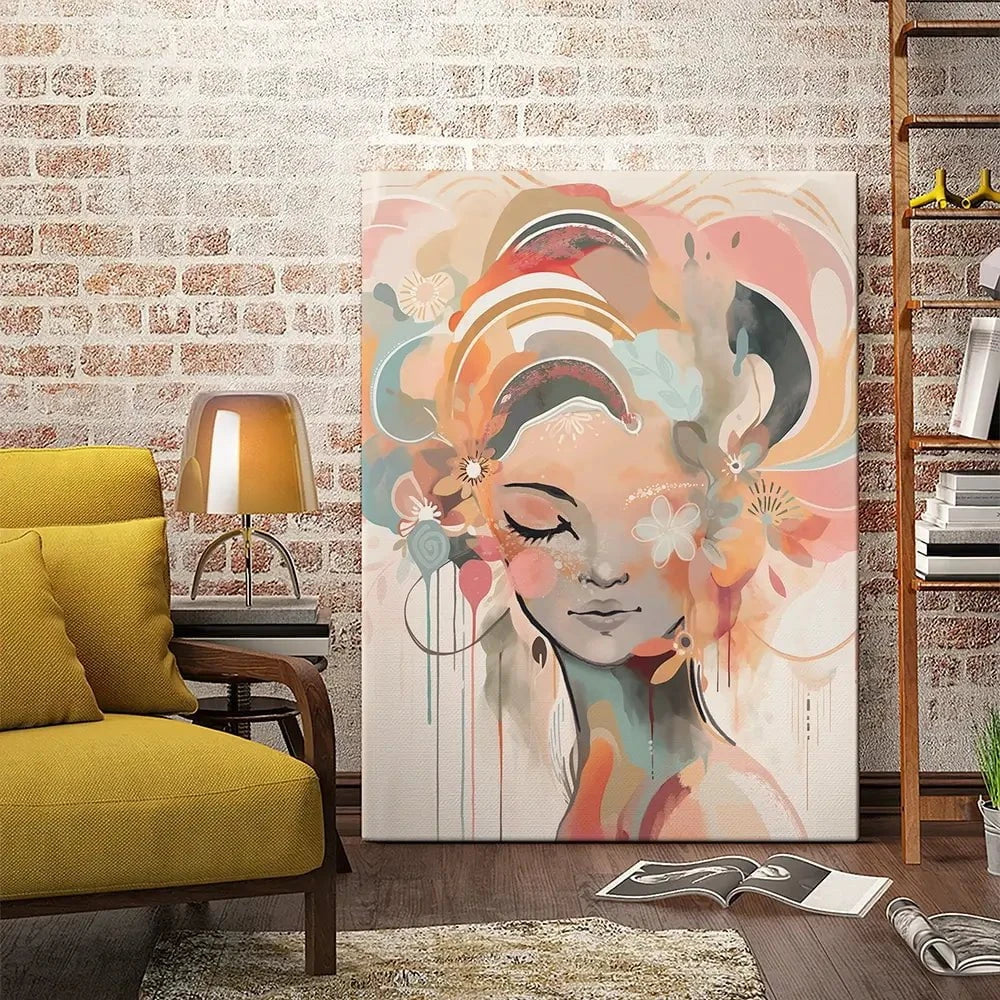 Aria Blossom Canvas Print Aria Blossom Canvas Print wall art product Isabella Karolewicz