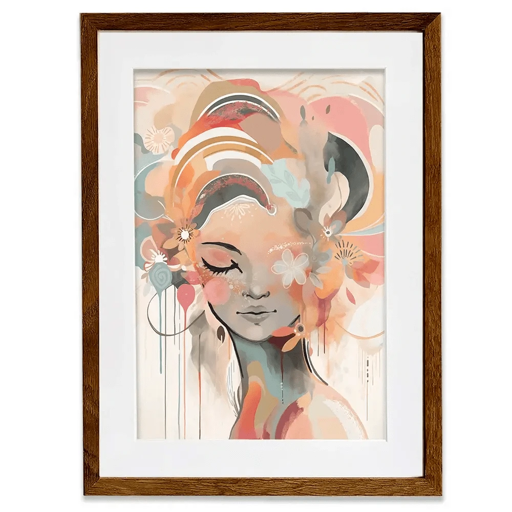 Aria Blossom Framed Art Print Aria Blossom Framed Art Print wall art product Isabella Karolewicz