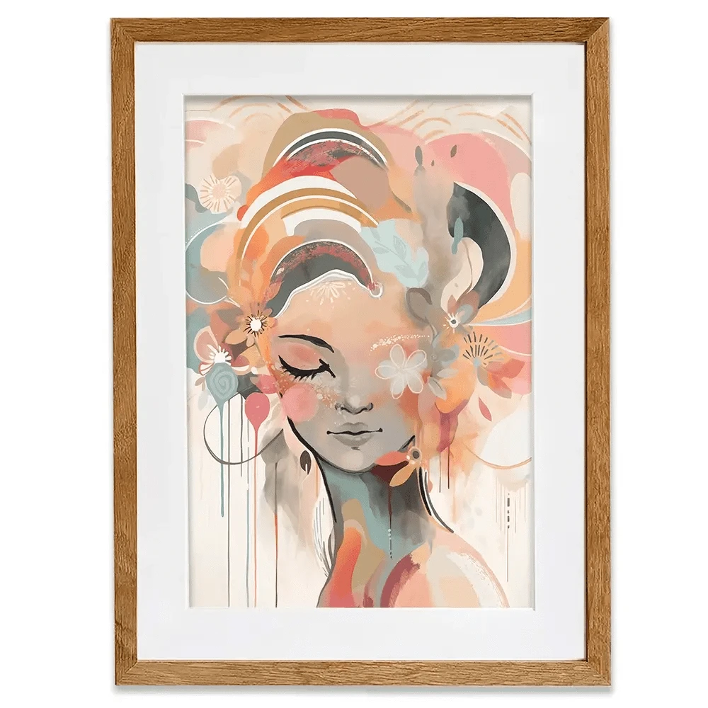 Aria Blossom Framed Art Print Aria Blossom Framed Art Print wall art product Isabella Karolewicz