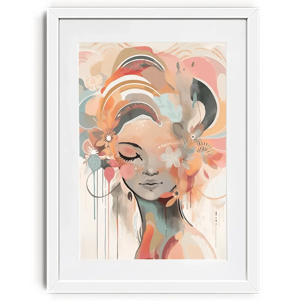Aria Blossom Framed Art Print Aria Blossom Framed Art Print wall art product Isabella Karolewicz