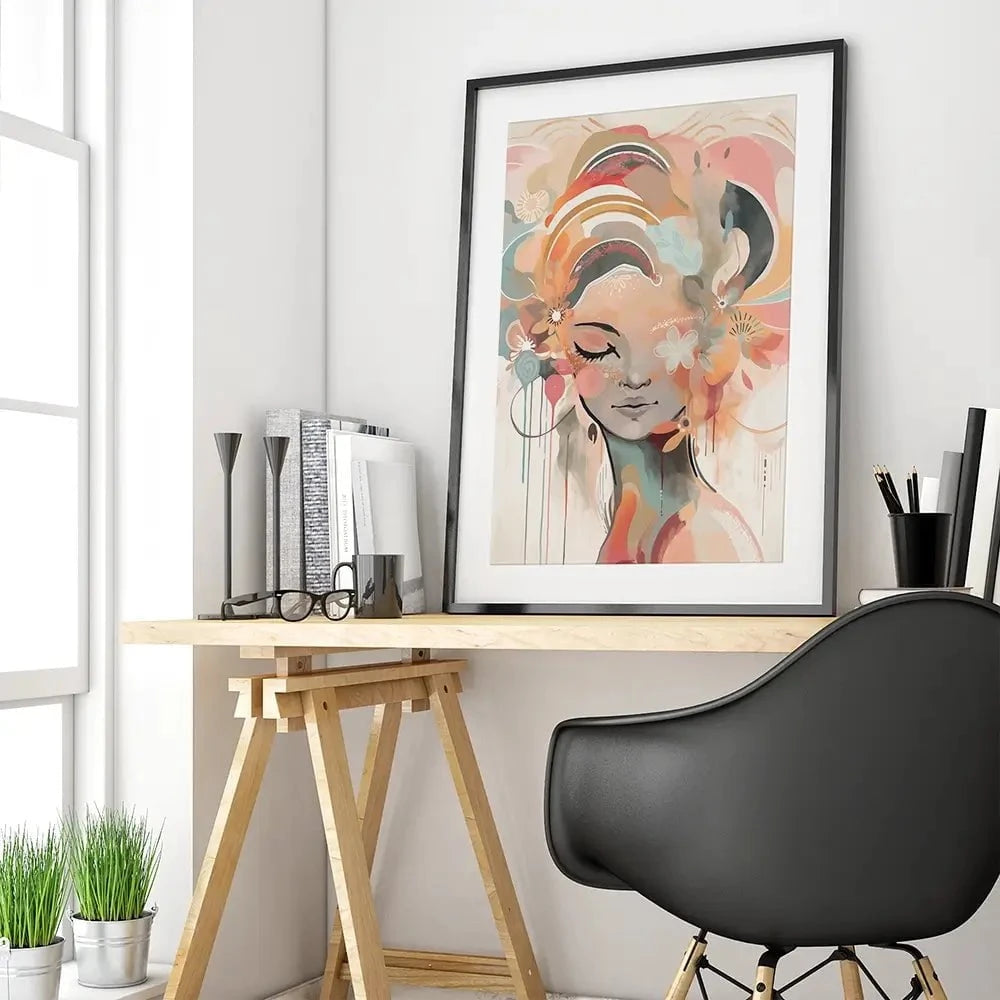 Aria Blossom Framed Art Print Aria Blossom Framed Art Print wall art product Isabella Karolewicz