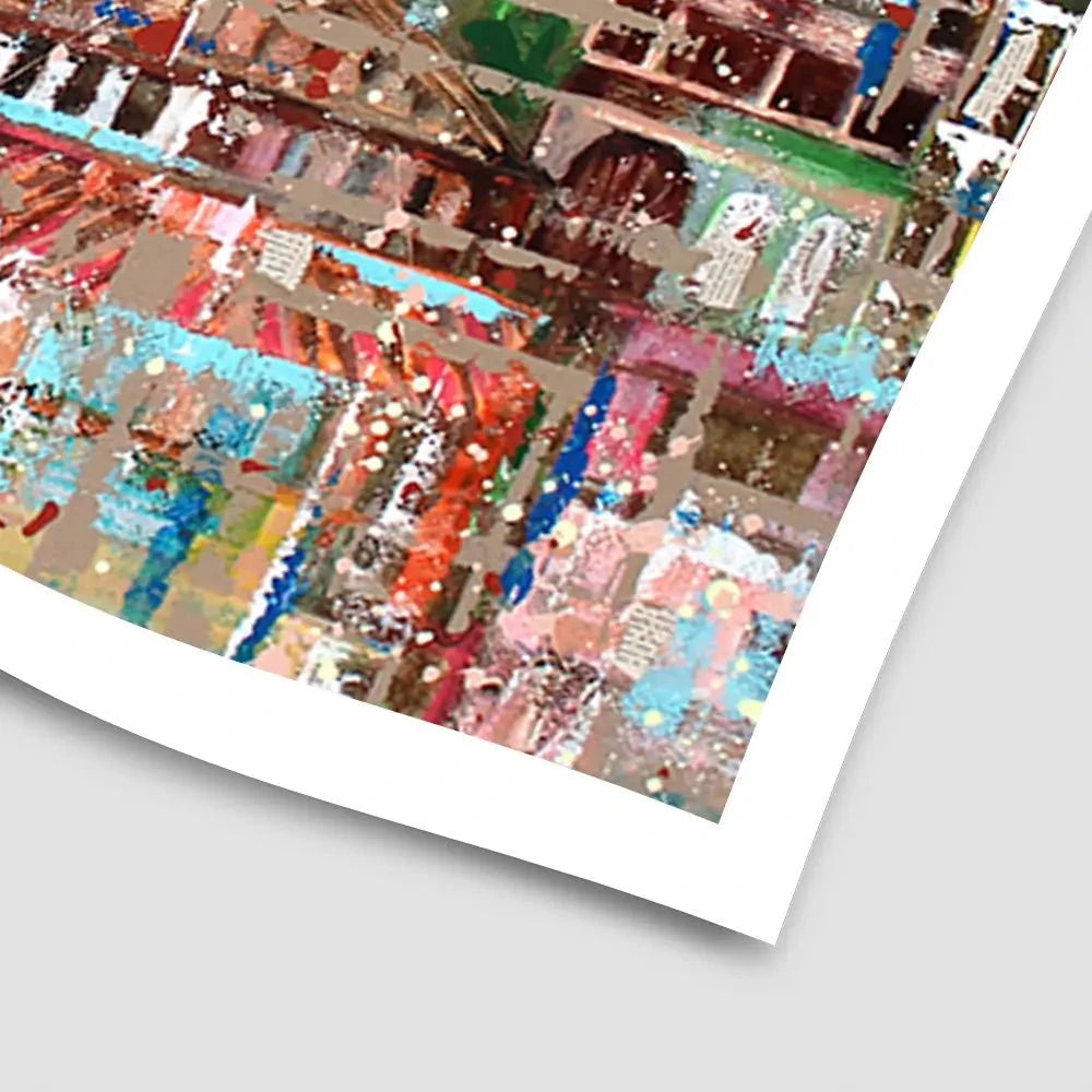 Art City Houses Art Print Art City Houses Art Print wall art product Studio Paint-Ing