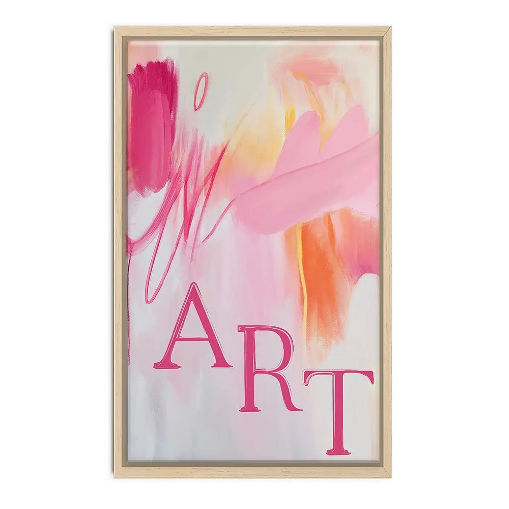 Art Pink Canvas Print Art Pink Canvas Print wall art product Treechild