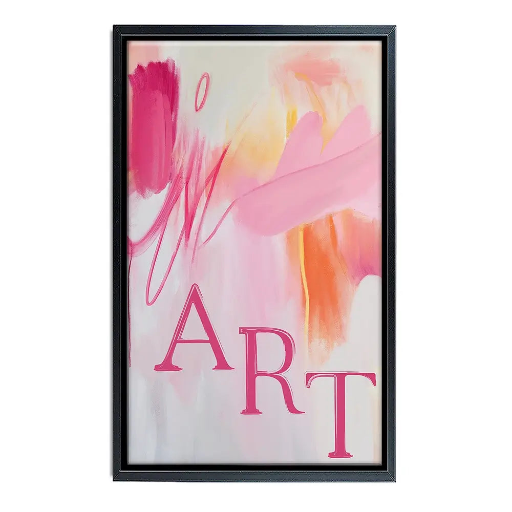 Art Pink Canvas Print Art Pink Canvas Print wall art product Treechild