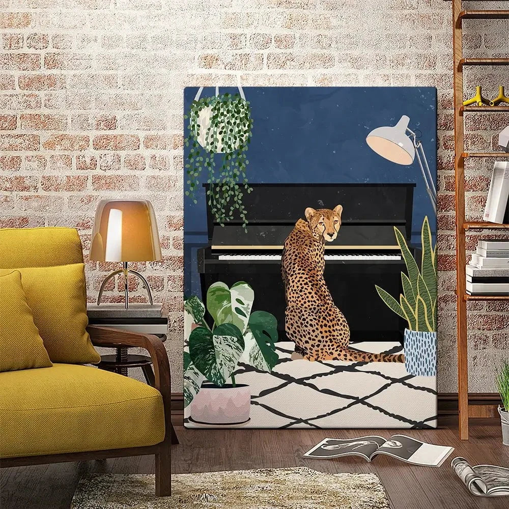 At The Piano Canvas Print At The Piano Canvas Print wall art product Sarah Manovski