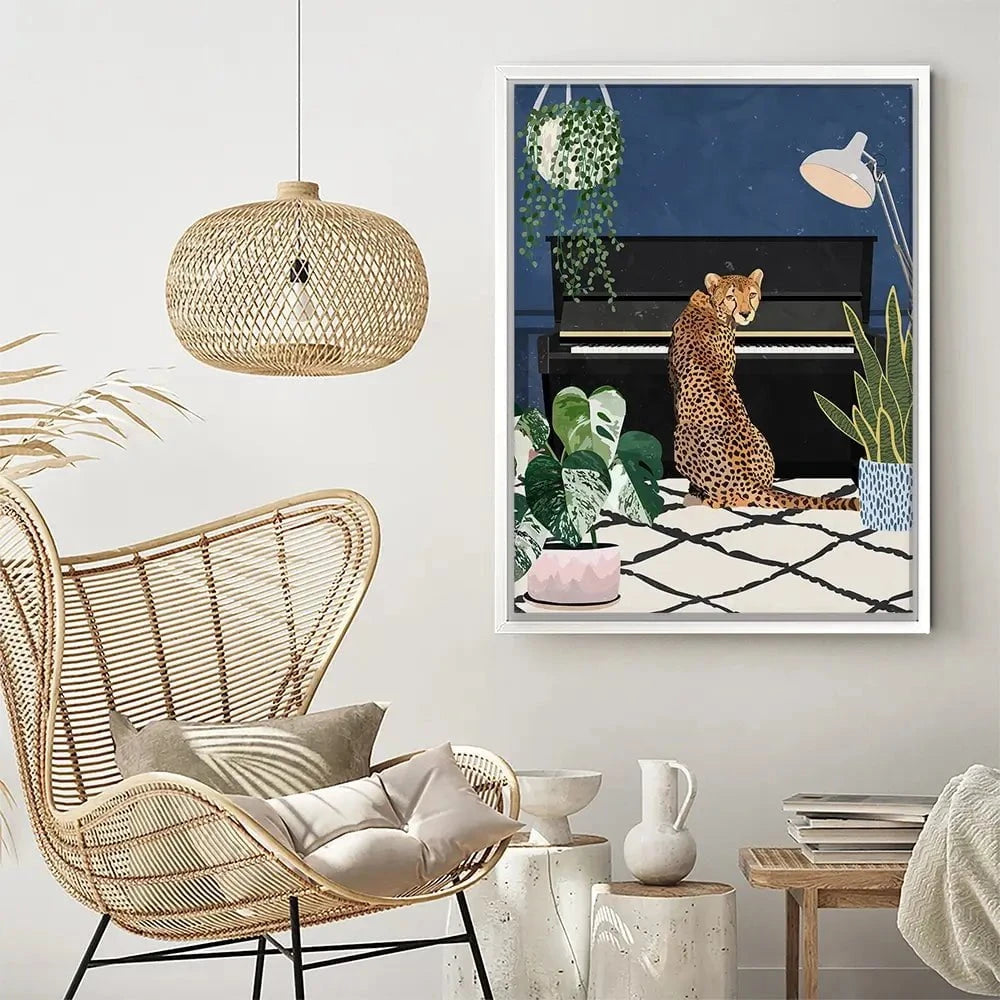 At The Piano Canvas Print At The Piano Canvas Print wall art product Sarah Manovski