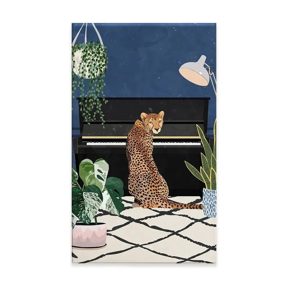 At The Piano Canvas Print At The Piano Canvas Print wall art product Sarah Manovski