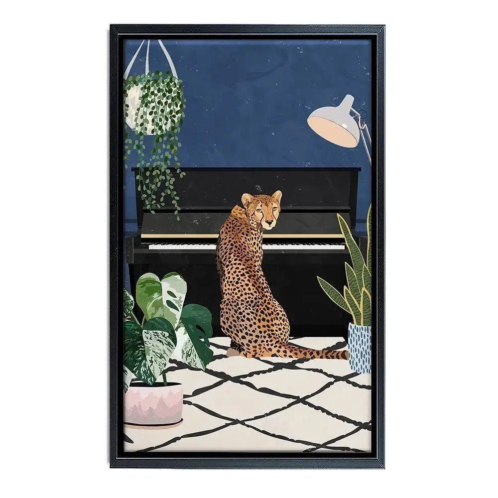 At The Piano Canvas Print At The Piano Canvas Print wall art product Sarah Manovski