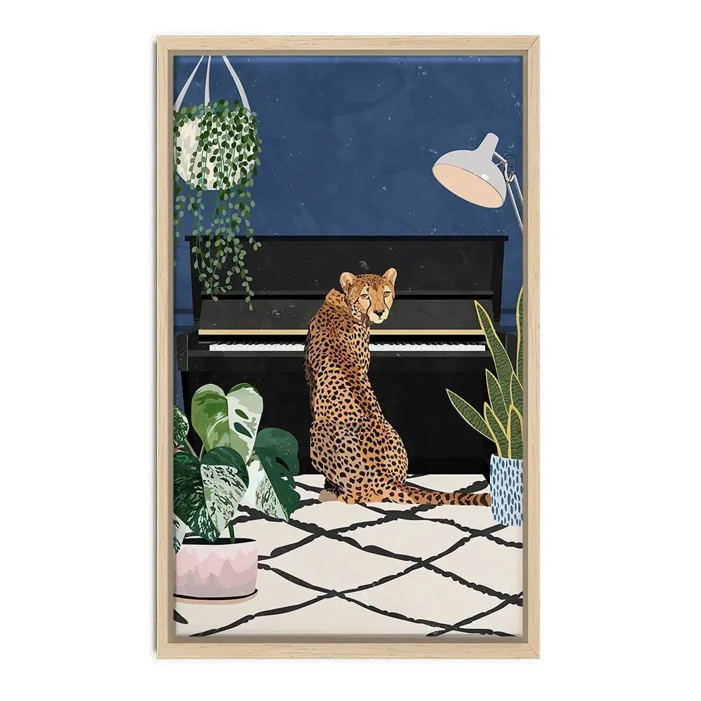 At The Piano Canvas Print At The Piano Canvas Print wall art product Sarah Manovski