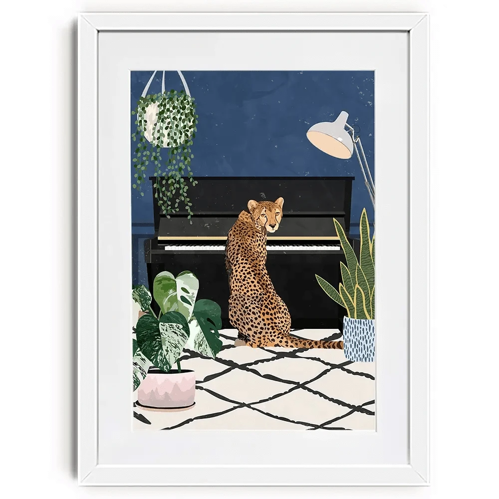 At The Piano Framed Art Print At The Piano Framed Art Print wall art product Sarah Manovski