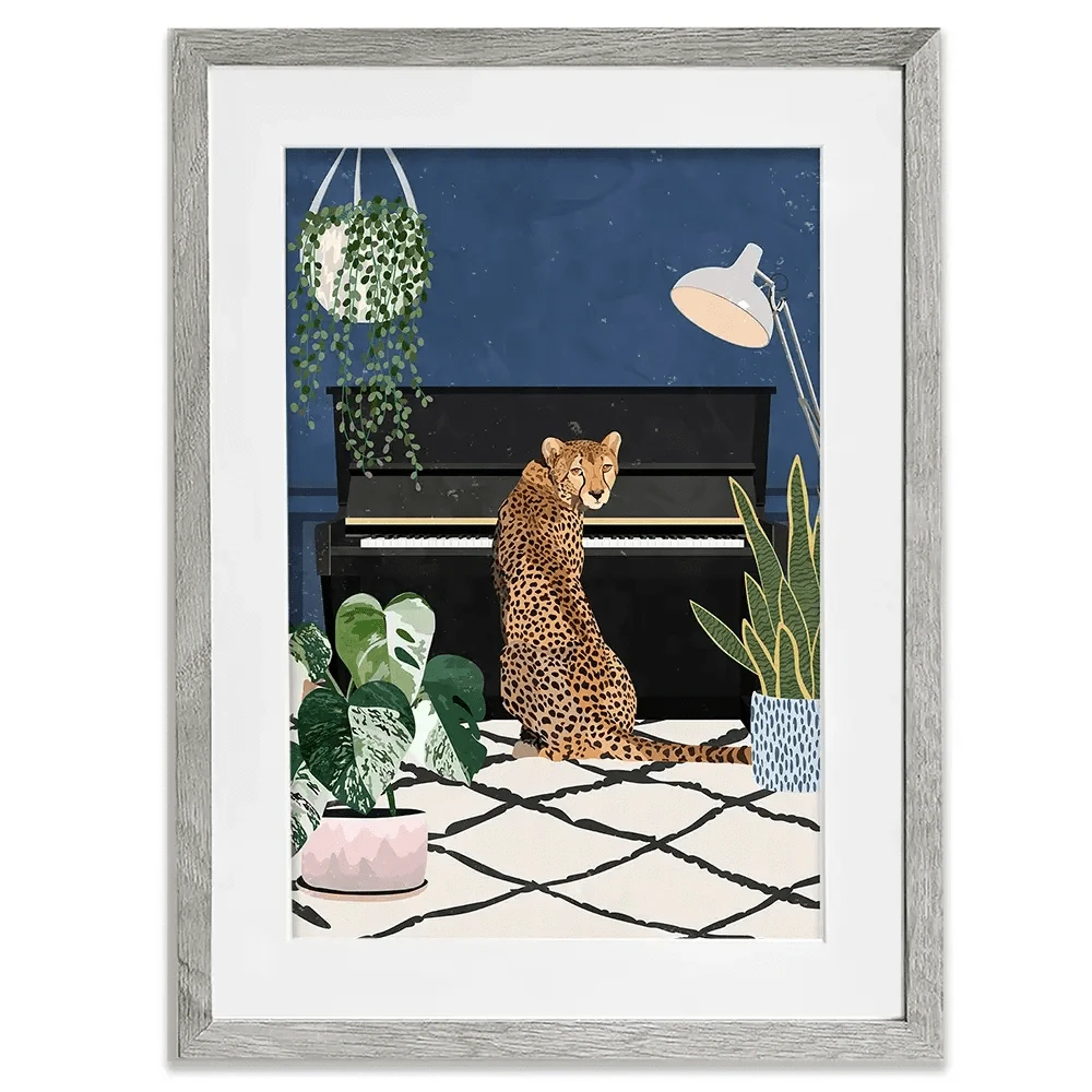 At The Piano Framed Art Print At The Piano Framed Art Print wall art product Sarah Manovski