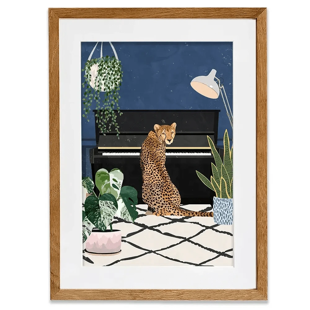 At The Piano Framed Art Print At The Piano Framed Art Print wall art product Sarah Manovski