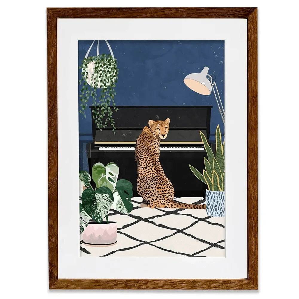 At The Piano Framed Art Print At The Piano Framed Art Print wall art product Sarah Manovski