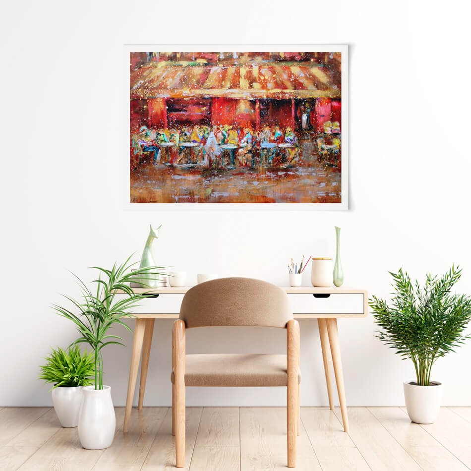 Au Petit Montmarte Art Print Au Petit Montmarte Art Print wall art product Studio Paint-Ing