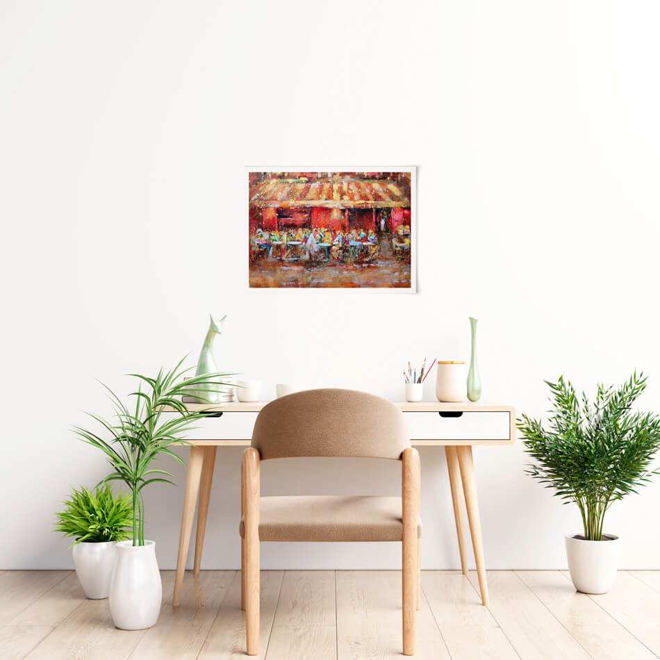 Au Petit Montmarte Art Print Au Petit Montmarte Art Print wall art product Studio Paint-Ing