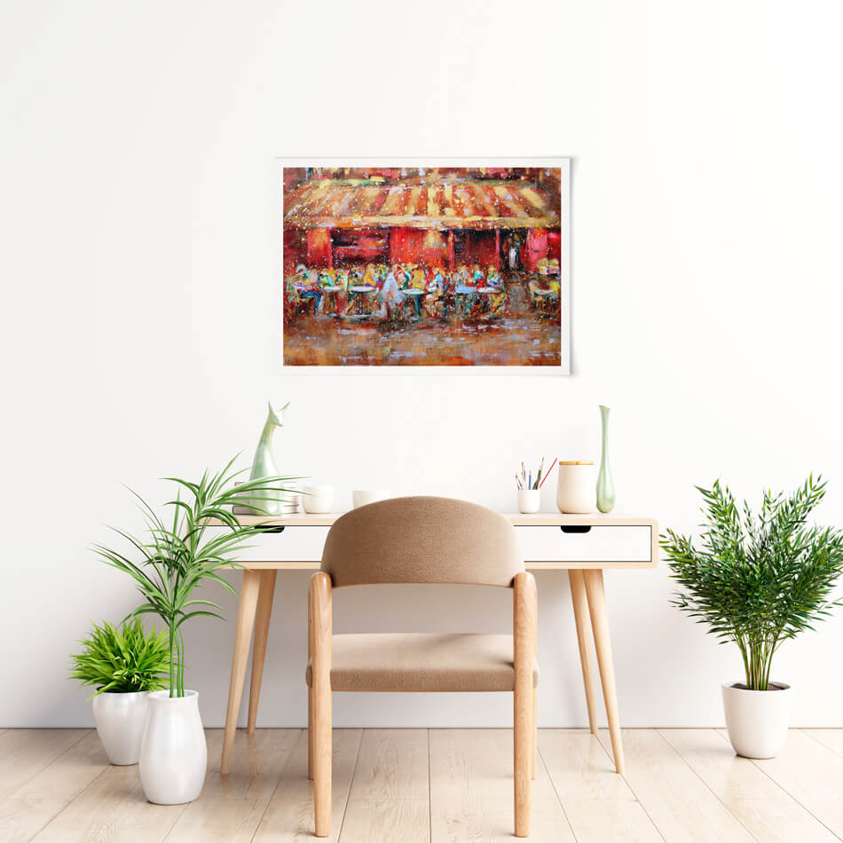 Au Petit Montmarte Art Print Au Petit Montmarte Art Print wall art product Studio Paint-Ing