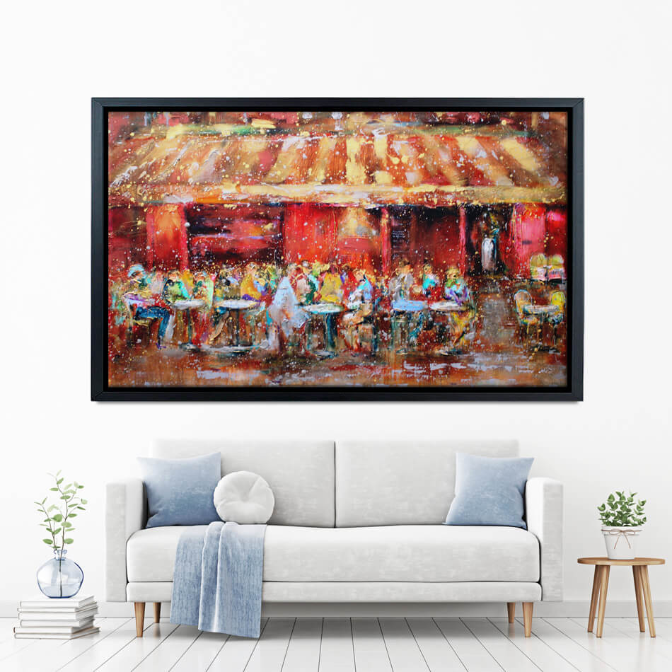 Au Petit Montmarte Canvas Print Au Petit Montmarte Canvas Print wall art product Studio Paint-Ing