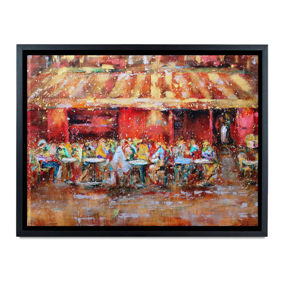 Au Petit Montmarte Canvas Print Au Petit Montmarte Canvas Print wall art product Studio Paint-Ing