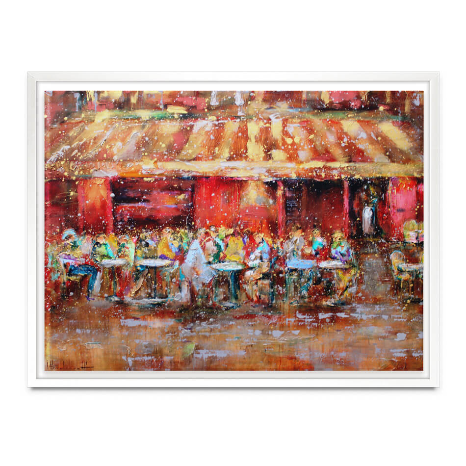 Au Petit Montmarte Canvas Print Au Petit Montmarte Canvas Print wall art product Studio Paint-Ing