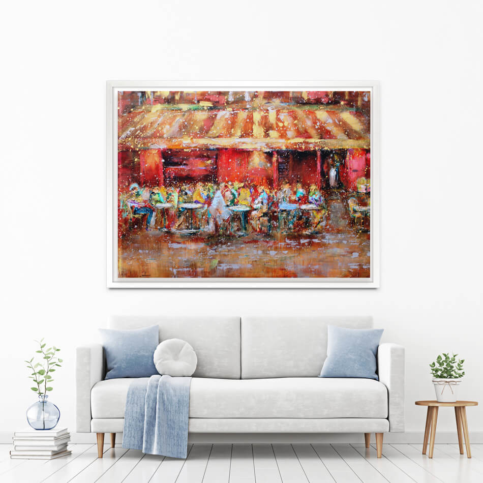 Au Petit Montmarte Canvas Print Au Petit Montmarte Canvas Print wall art product Studio Paint-Ing
