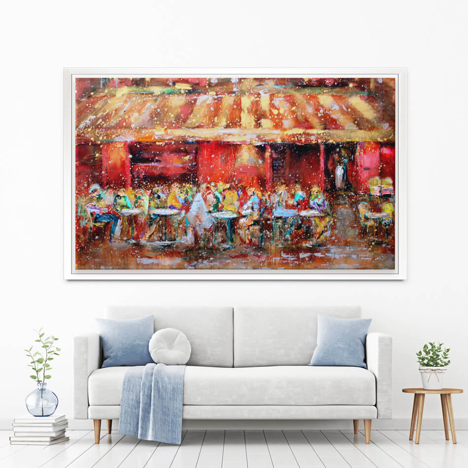Au Petit Montmarte Canvas Print Au Petit Montmarte Canvas Print wall art product Studio Paint-Ing