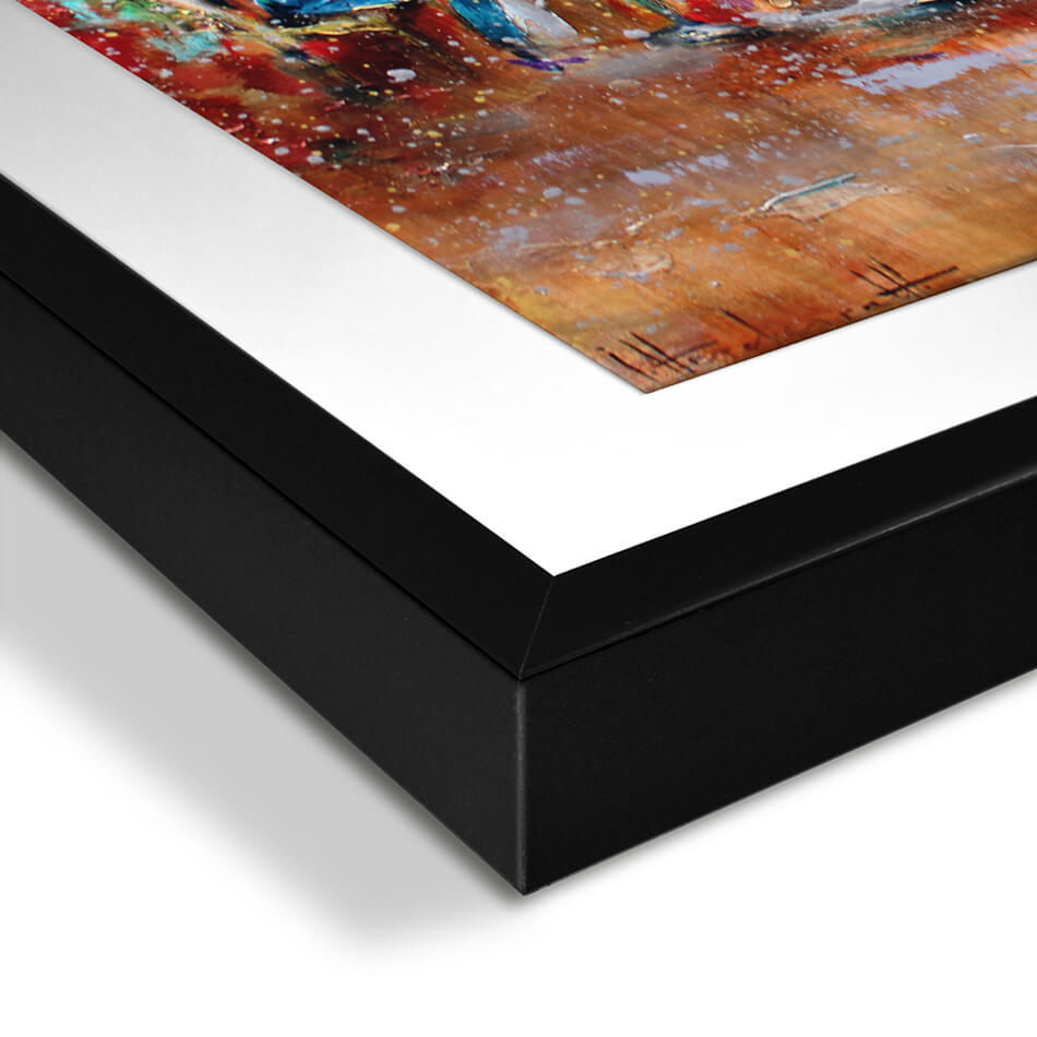 Au Petit Montmarte Framed Art Print Au Petit Montmarte Framed Art Print wall art product Studio Paint-Ing