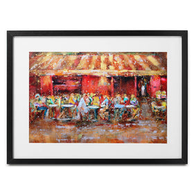 Au Petit Montmarte Framed Art Print Au Petit Montmarte Framed Art Print wall art product Studio Paint-Ing