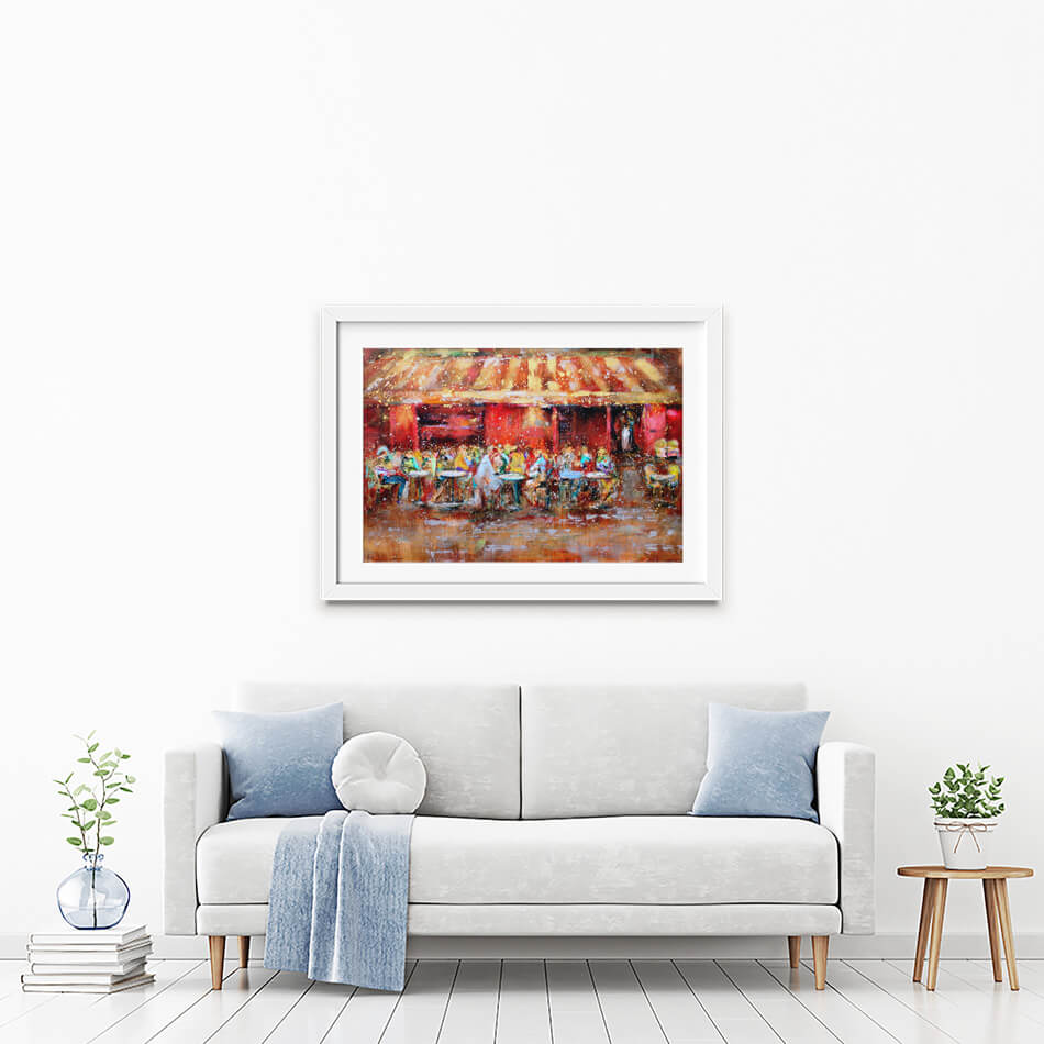 Au Petit Montmarte Framed Art Print Au Petit Montmarte Framed Art Print wall art product Studio Paint-Ing