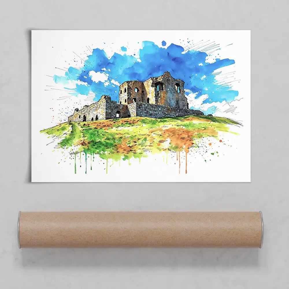 Auchindoun Castle Art Print Auchindoun Castle Art Print wall art product David Alexander Elder