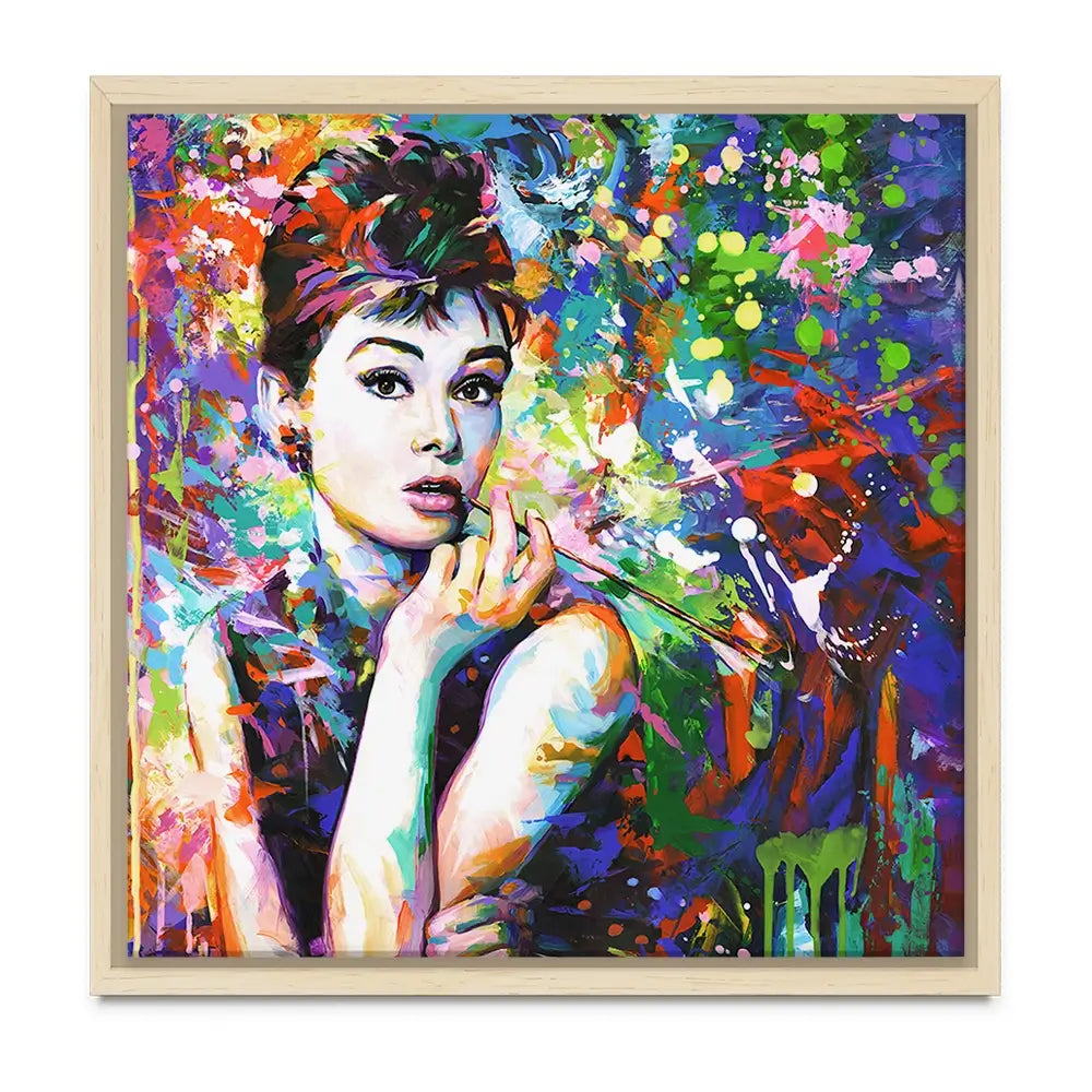 Audrey Hepburn Oversized Canvas Print Audrey Hepburn Oversized Canvas Print wall art product Art Print Shop