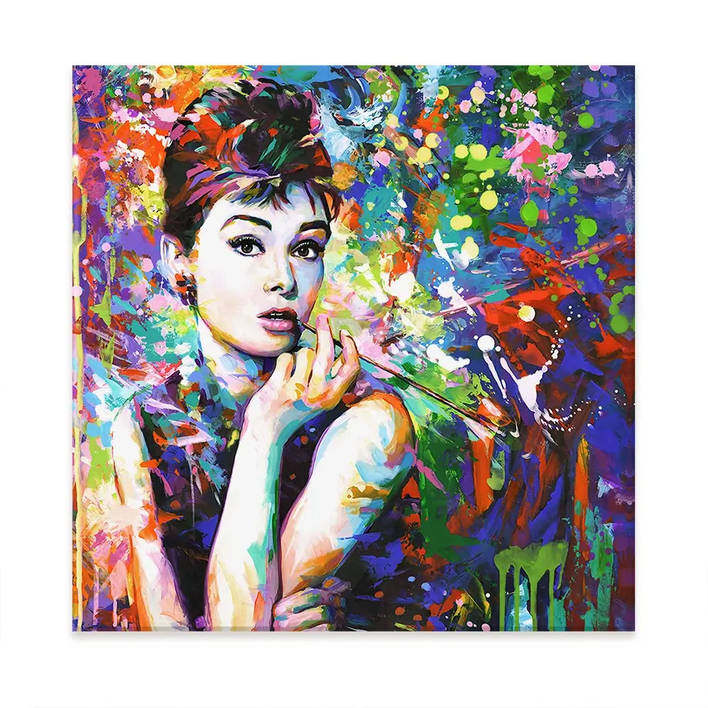 Audrey Hepburn Oversized Canvas Print Audrey Hepburn Oversized Canvas Print wall art product Art Print Shop