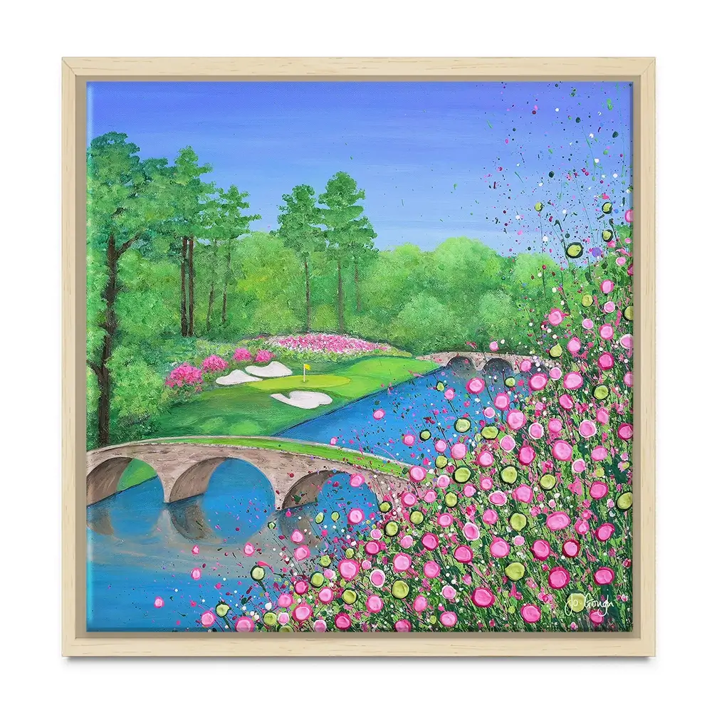 Augusta In Bloom Square Canvas Print Augusta In Bloom Square Canvas Print wall art product Jo Gough