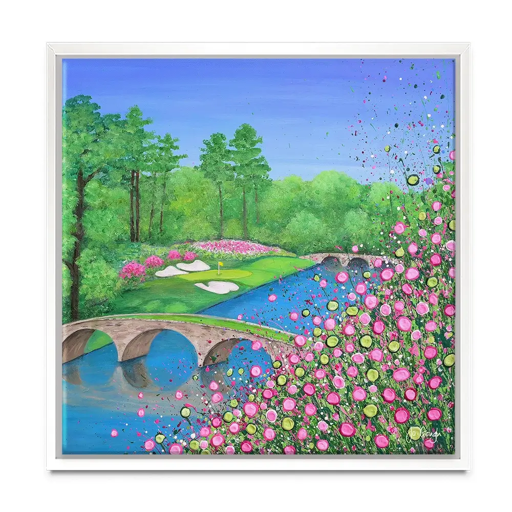 Augusta In Bloom Square Canvas Print Augusta In Bloom Square Canvas Print wall art product Jo Gough