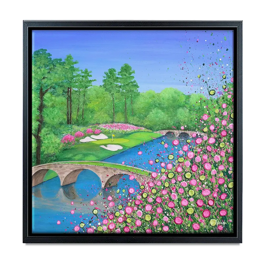 Augusta In Bloom Square Canvas Print Augusta In Bloom Square Canvas Print wall art product Jo Gough