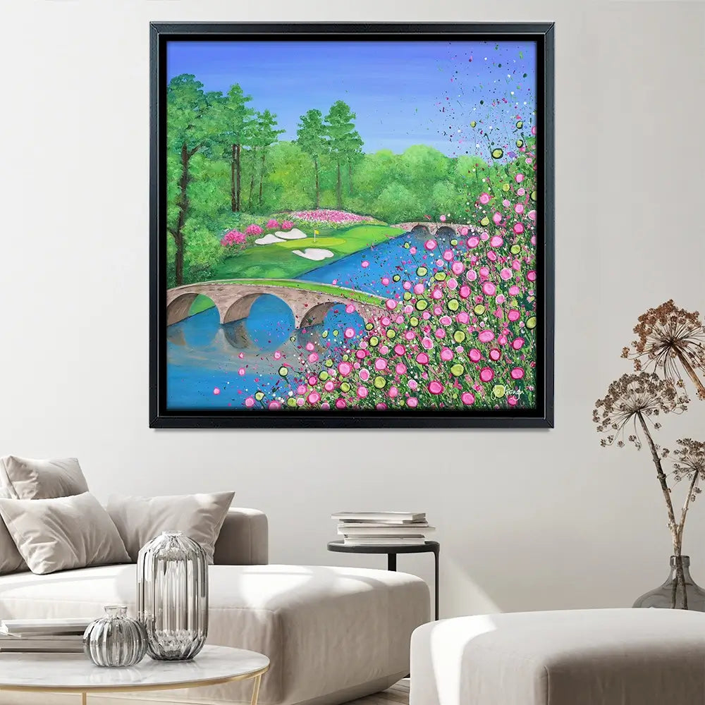 Augusta In Bloom Square Canvas Print Augusta In Bloom Square Canvas Print wall art product Jo Gough