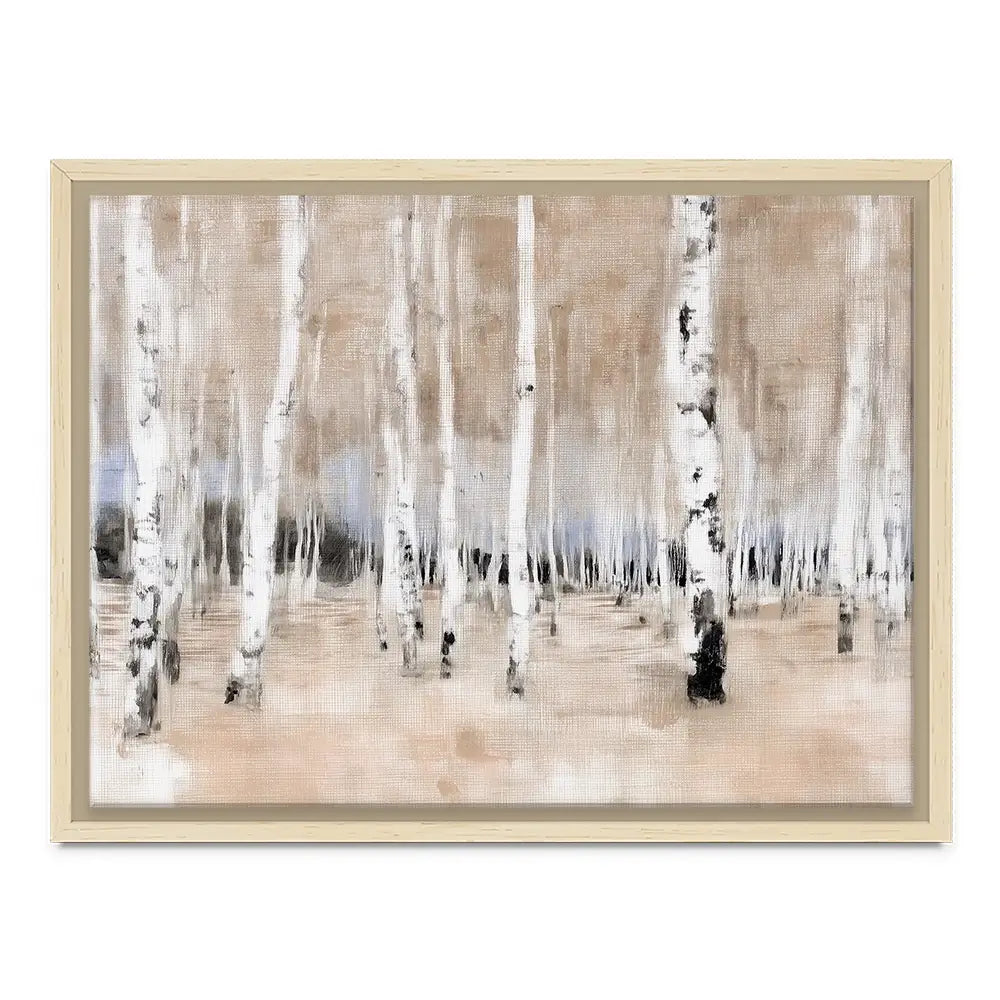 Autumn Birch Grove Canvas Print Autumn Birch Grove Canvas Print wall art product Chromatic Storm Studio