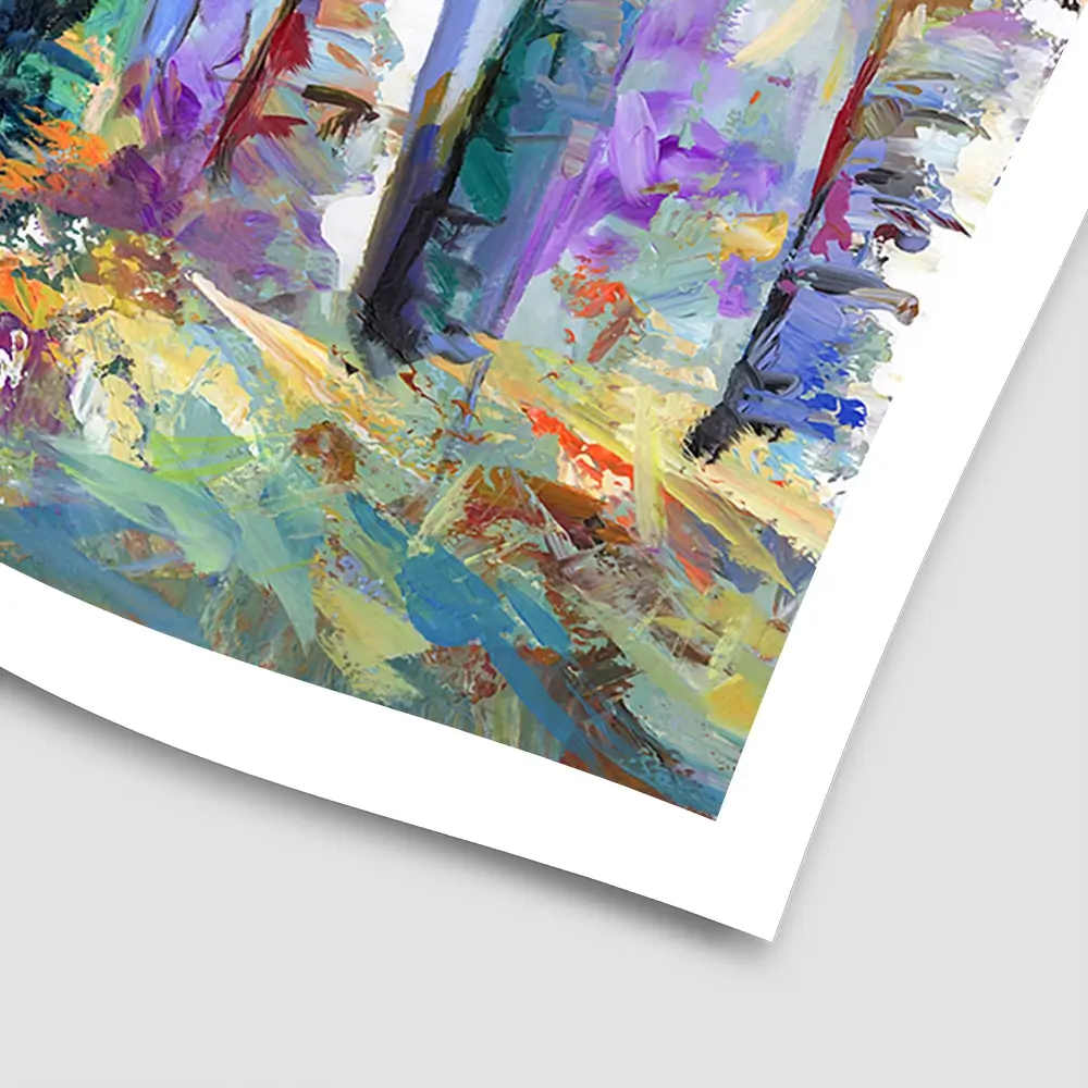 Autumn Birches Square Art Print Autumn Birches Square Art Print wall art product Art Print Shop