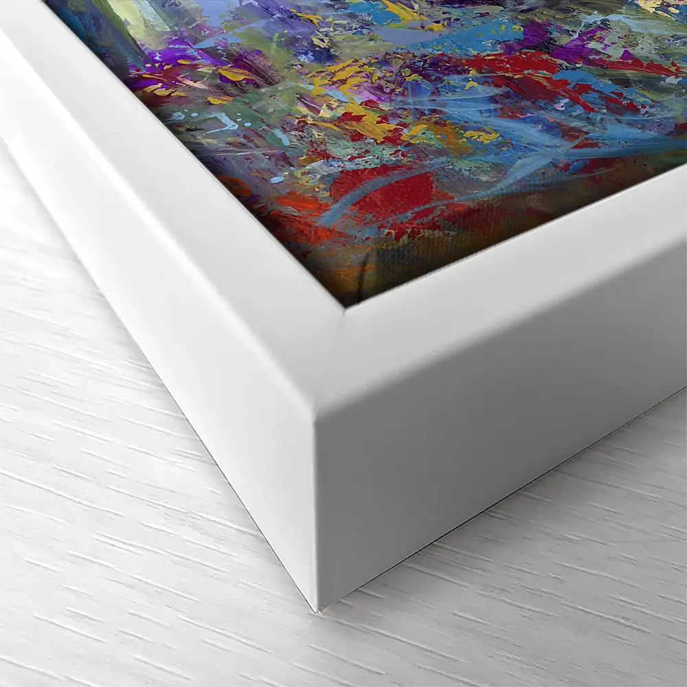 Autumn Birches Square Canvas Print Autumn Birches Square Canvas Print wall art product Art Print Shop
