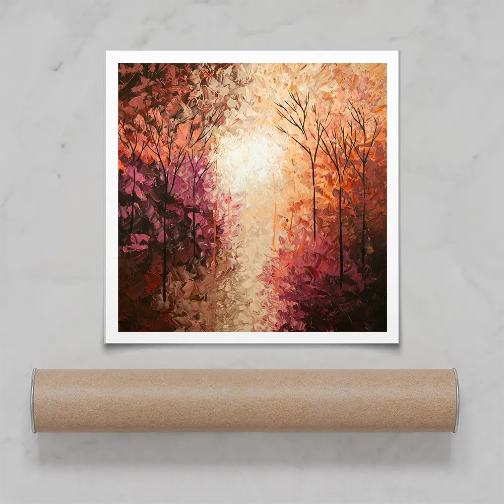 Autumn Breath Square Art Print Autumn Breath Square Art Print wall art product Osnat Tzadok