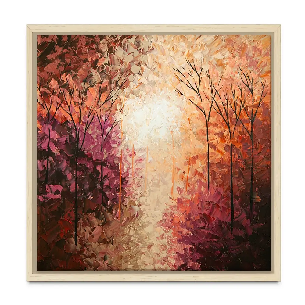 Autumn Breath Square Canvas Print Autumn Breath Square Canvas Print wall art product Osnat Tzadok