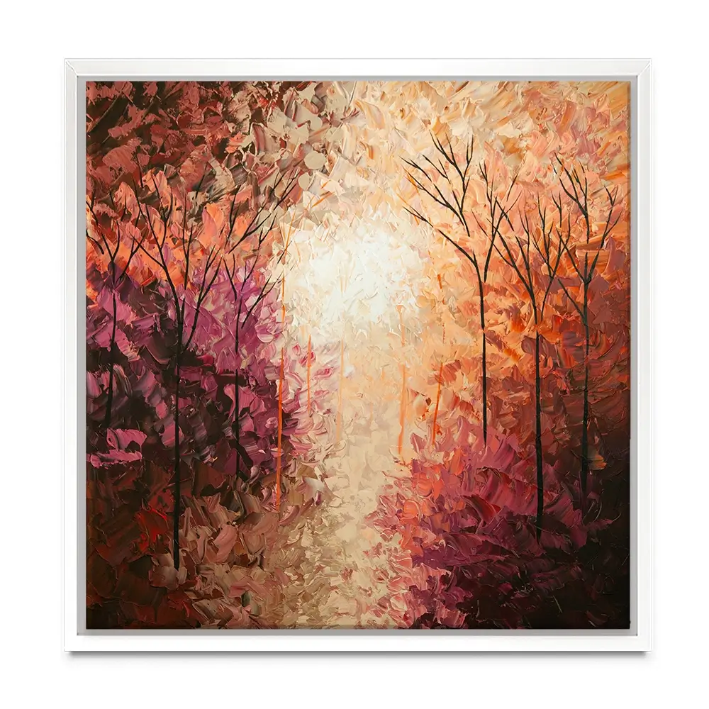 Autumn Breath Square Canvas Print Autumn Breath Square Canvas Print wall art product Osnat Tzadok