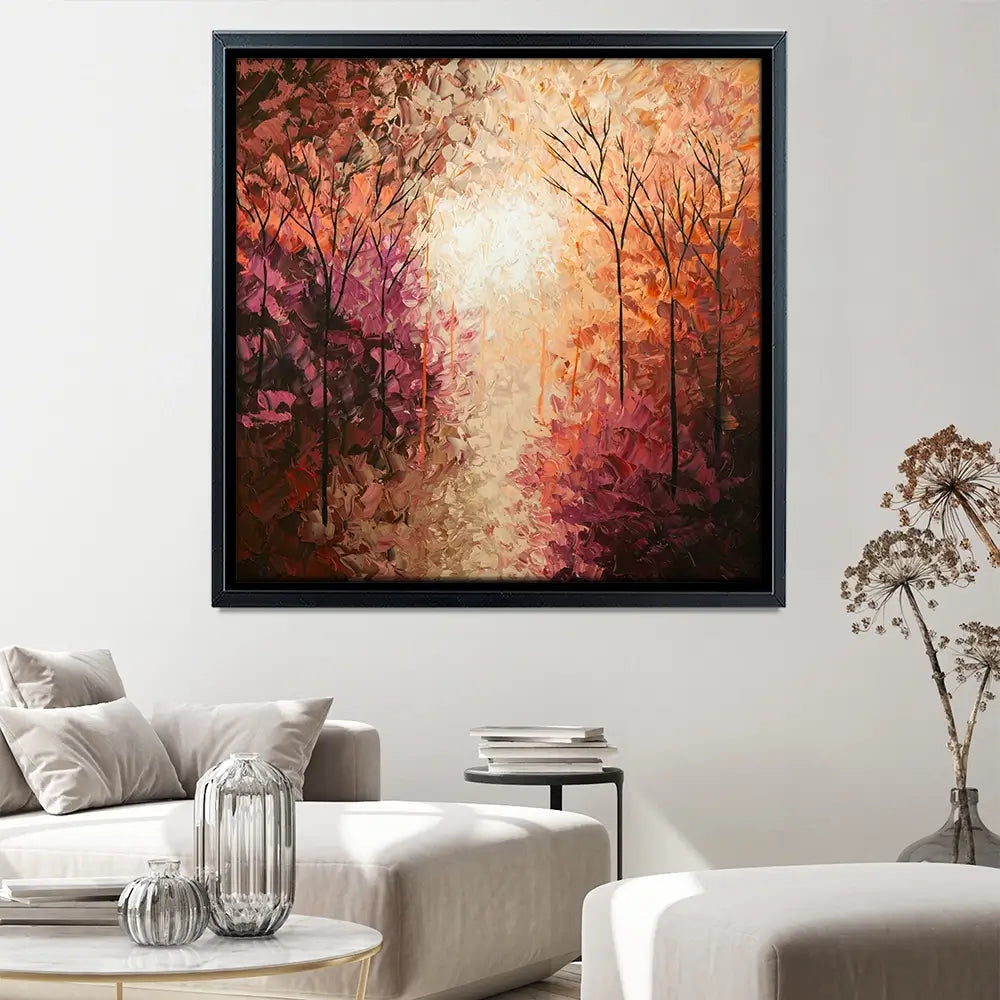 Autumn Breath Square Canvas Print Autumn Breath Square Canvas Print wall art product Osnat Tzadok