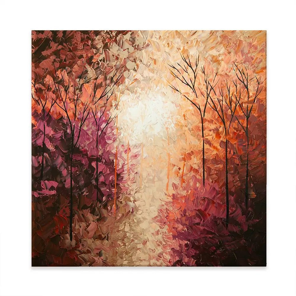 Autumn Breath Square Canvas Print Autumn Breath Square Canvas Print wall art product Osnat Tzadok
