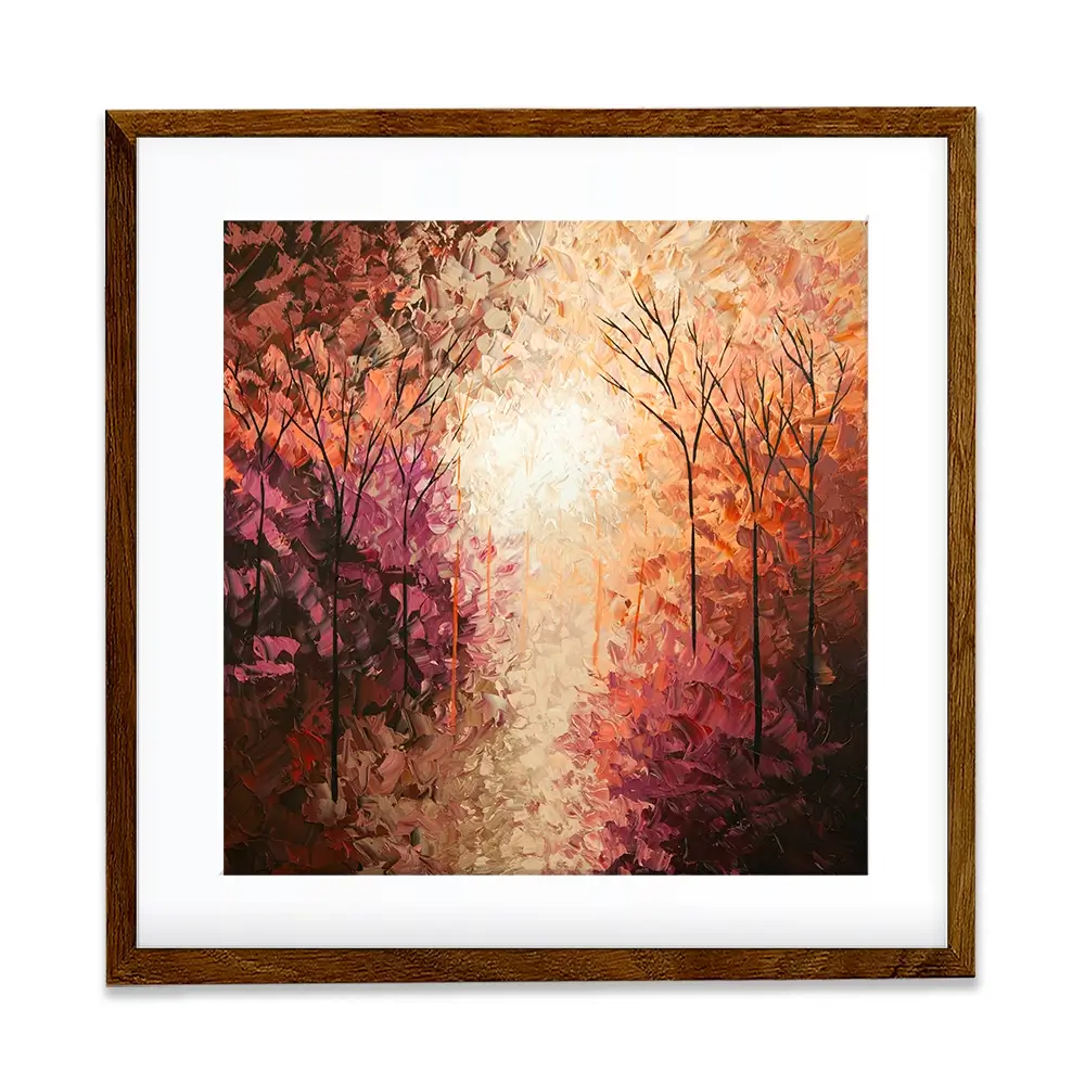Autumn Breath Square Framed Art Print Autumn Breath Square Framed Art Print wall art product Osnat Tzadok