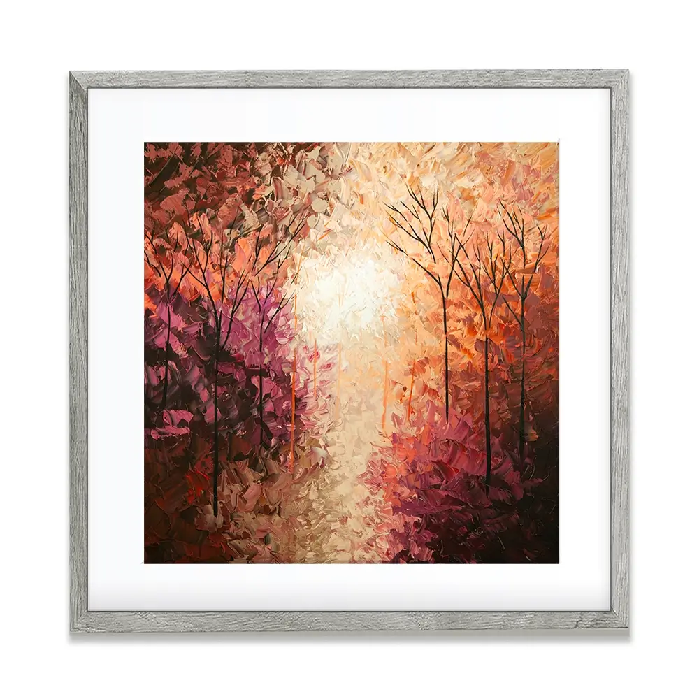 Autumn Breath Square Framed Art Print Autumn Breath Square Framed Art Print wall art product Osnat Tzadok