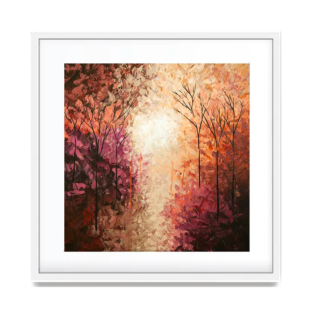 Autumn Breath Square Framed Art Print Autumn Breath Square Framed Art Print wall art product Osnat Tzadok