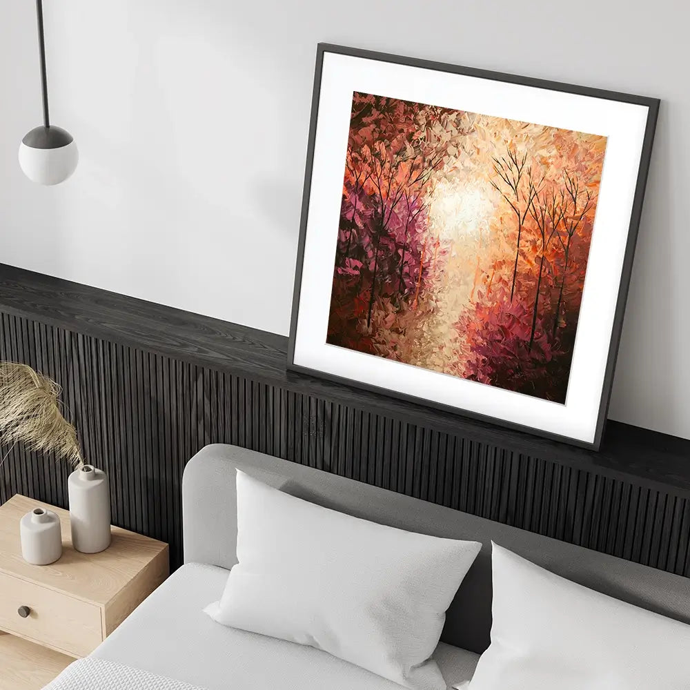 Autumn Breath Square Framed Art Print Autumn Breath Square Framed Art Print wall art product Osnat Tzadok